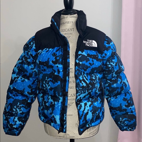 The North Face Jackets \u0026 Coats | The North Face 1996 Retro Nuptse Jacket in Blue Camo | Color: Black/Blue | Size: S | Mseapifashion's Closet